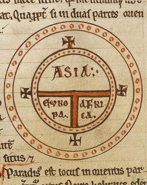 Isidore of Sevilla's wheel Earth
