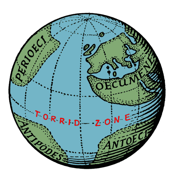Spherical earth of ancient Greek Cratus
                  of Mallus